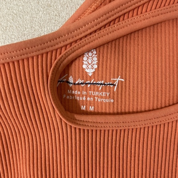 Free People, Bralette/Sports Bra, Medium, Orange, NWOT - Picture 5 of 6